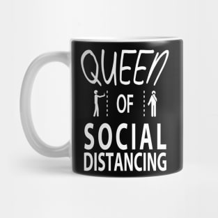 Queen of Social Distancing Mug